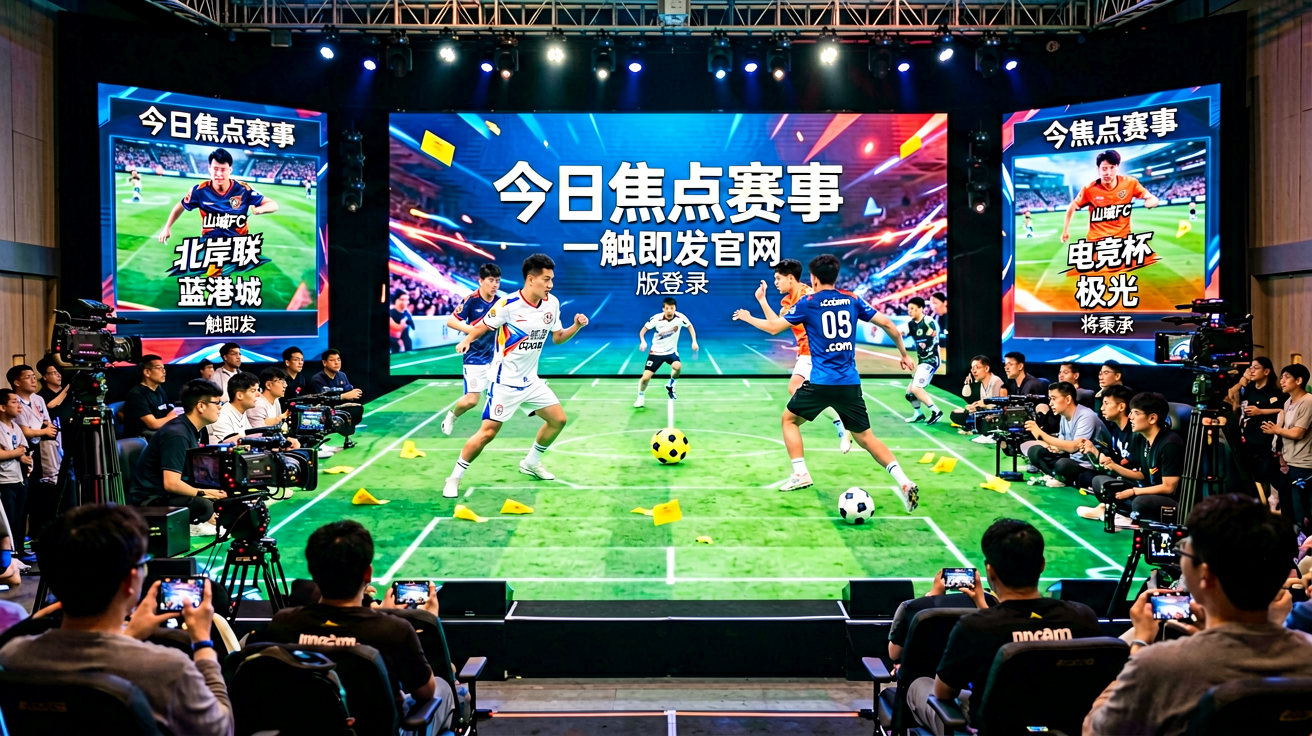 电竞比赛舞台与战队对抗现场
