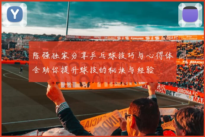 陈强独家分享乒乓球技巧与心得体会助你提升球技的秘诀与经验